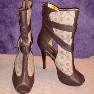 Ladies Rocawear Peep toe boots
